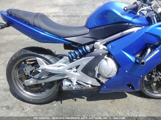 JKAEXEA117A023209 - 2007 KAWASAKI EX650 A BLUE photo 8