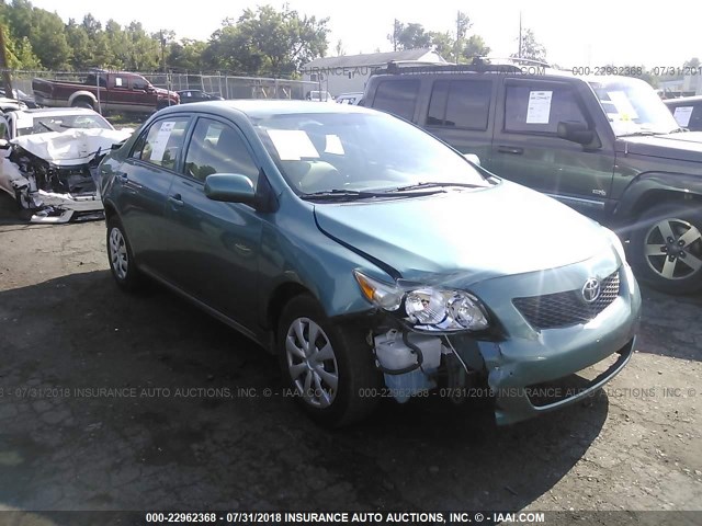 2T1BU40E79C131185 - 2009 TOYOTA COROLLA S/LE/XLE TEAL photo 5