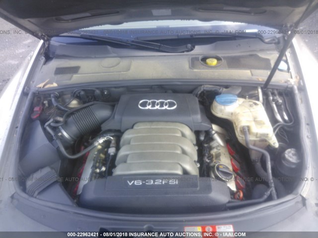 WAUDH74F56N176116 - 2006 AUDI A6 3.2 QUATTRO TAN photo 10