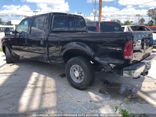 1FTSW30P74EA36136 - 2004 FORD F350 SRW SUPER DUTY BLACK photo 3