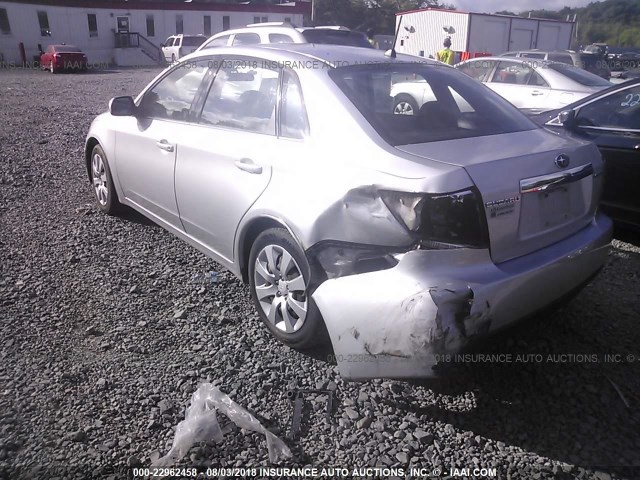 JF1GE616X9H520619 - 2009 SUBARU IMPREZA 2.5I SILVER photo 3