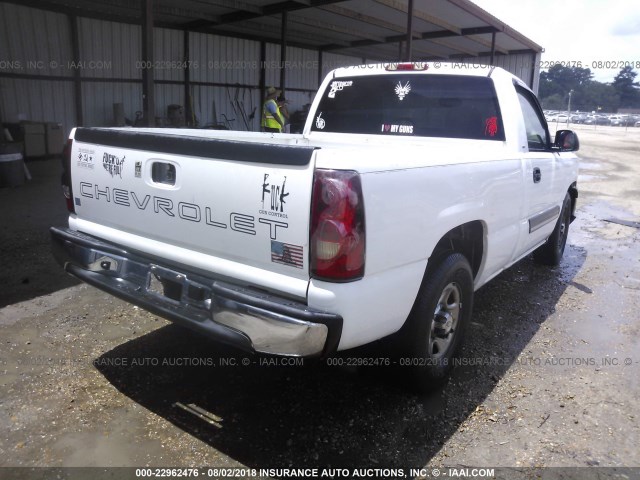 1GCEC14X03Z264314 - 2003 CHEVROLET SILVERADO C1500 WHITE photo 4