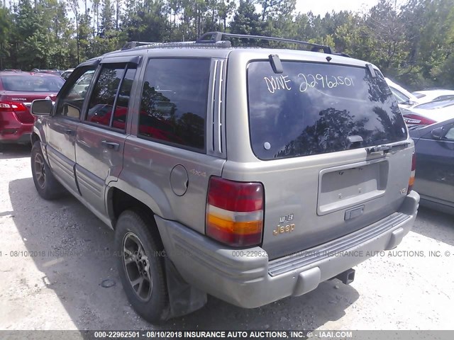 1J4GZ78Y1VC507495 - 1997 JEEP GRAND CHEROKEE LIMITED/ORVIS GOLD photo 3