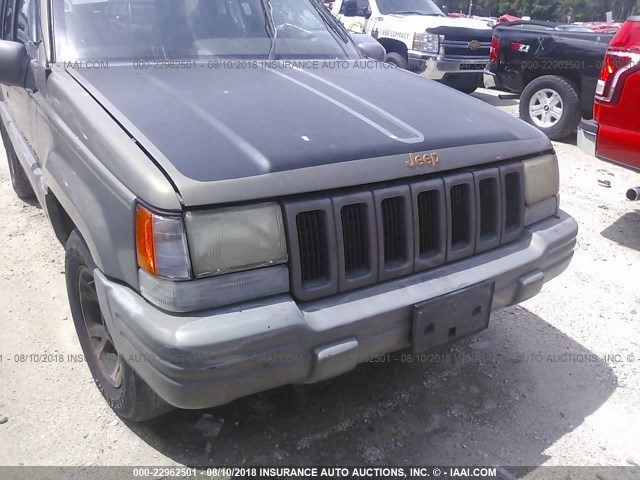 1J4GZ78Y1VC507495 - 1997 JEEP GRAND CHEROKEE LIMITED/ORVIS GOLD photo 6