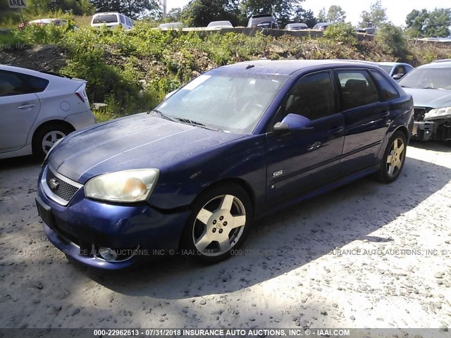 1G1ZW671X7F231687 - 2007 CHEVROLET MALIBU MAXX SS BLUE photo 2