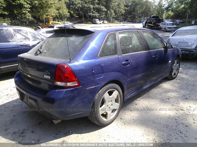 1G1ZW671X7F231687 - 2007 CHEVROLET MALIBU MAXX SS BLUE photo 4