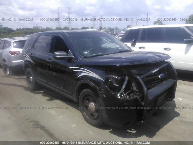 1FM5K8AR2FGA28499 - 2015 FORD EXPLORER POLICE INTERCEPTOR BLACK photo 1