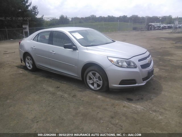 1G11B5SA4DF143868 - 2013 CHEVROLET MALIBU LS SILVER photo 1