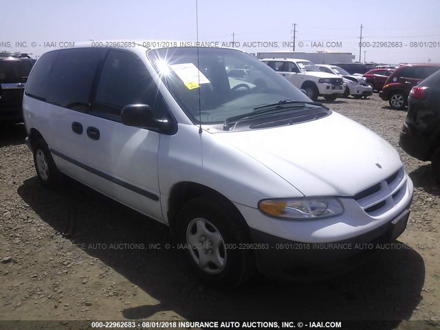 2B4FP25B6YR859152 - 2000 DODGE CARAVAN WHITE photo 1