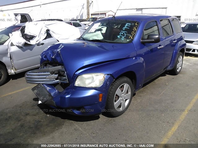 3GNDA13D86S603113 - 2006 CHEVROLET HHR LS BLUE photo 2