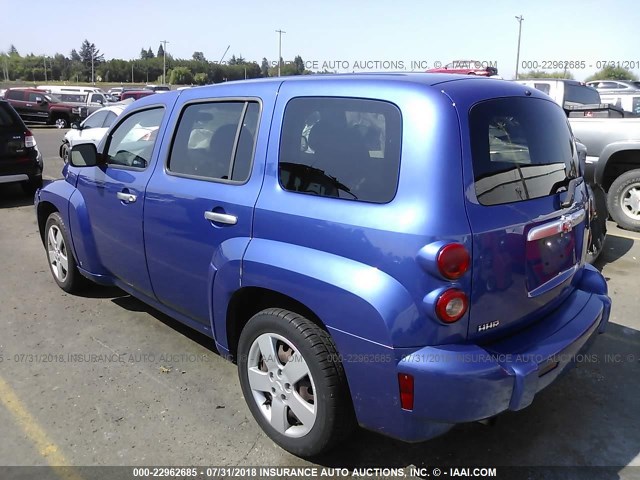 3GNDA13D86S603113 - 2006 CHEVROLET HHR LS BLUE photo 3