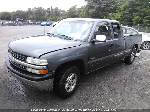 1GCEK19V61E175779 - 2001 CHEVROLET SILVERADO K1500 GRAY photo 2