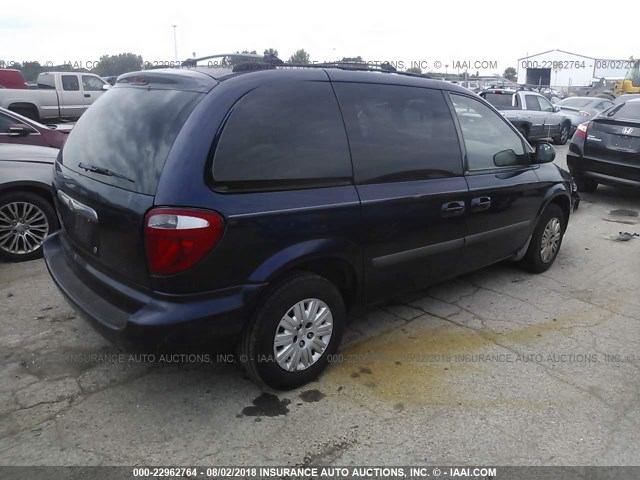 1A4GP45RX6B533506 - 2006 CHRYSLER TOWN & COUNTRY  BLUE photo 4