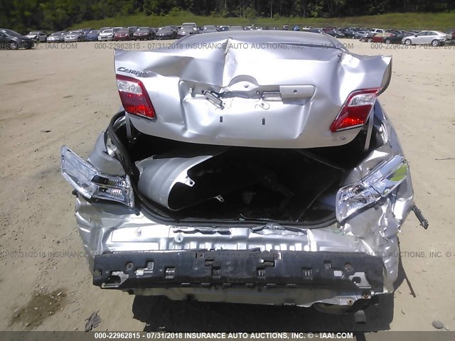 4T4BE46K59R079683 - 2009 TOYOTA CAMRY SE/LE/XLE SILVER photo 6
