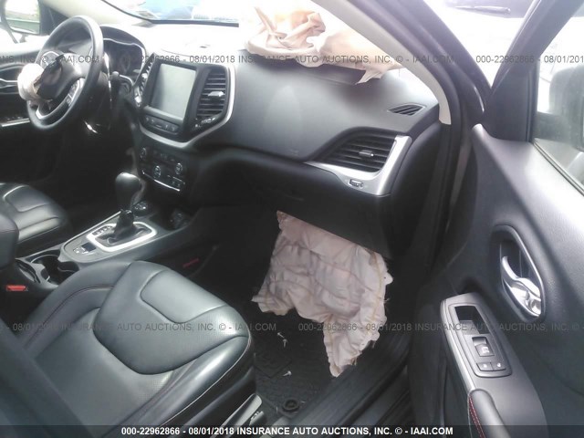 1C4PJMBS0FW699203 - 2015 JEEP CHEROKEE TRAILHAWK 灰色 照片 5