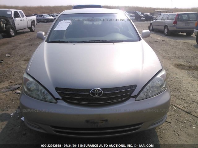 4T1BE32K73U221873 - 2003 TOYOTA CAMRY LE/XLE/SE Qızıl foto 6