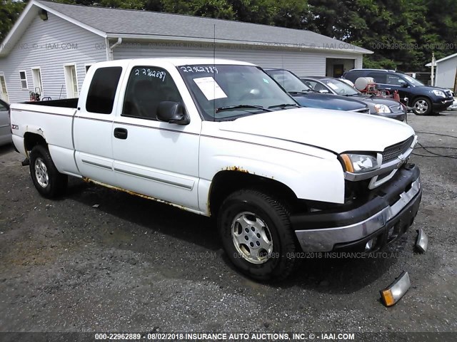 2GCEK19T131244137 - 2003 CHEVROLET SILVERADO K1500 WHITE photo 1