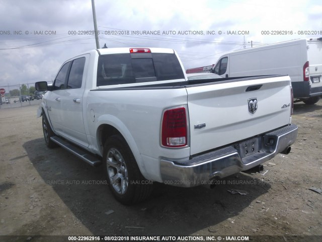 1C6RR7NT7GS229564 - 2016 RAM 1500 LARAMIE WHITE photo 3