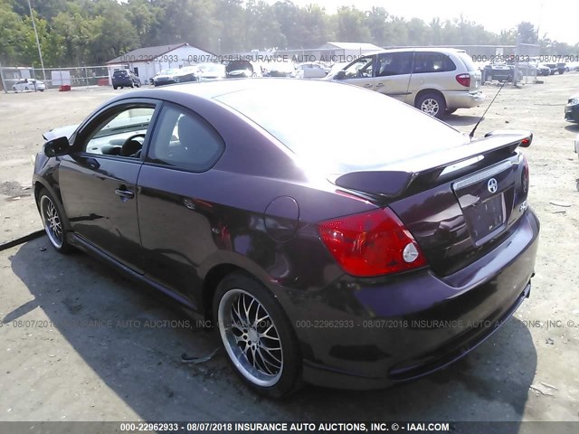 JTKDE177050052031 - 2005 TOYOTA SCION TC 紫色 照片 3