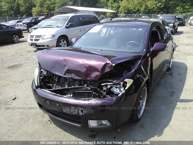 JTKDE177050052031 - 2005 TOYOTA SCION TC 紫色 照片 6
