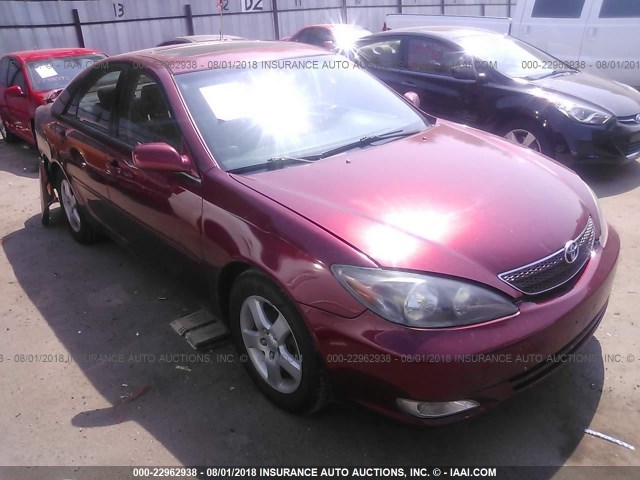 4T1BE32K14U308640 - 2004 TOYOTA CAMRY LE/XLE/SE Tünd qırmızı foto 1