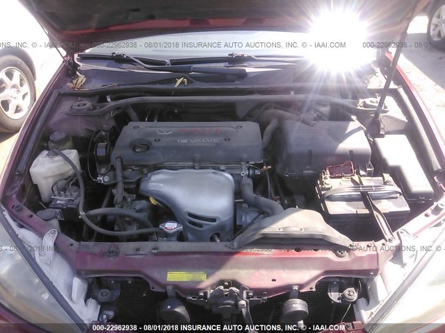 4T1BE32K14U308640 - 2004 TOYOTA CAMRY LE/XLE/SE Tünd qırmızı foto 10