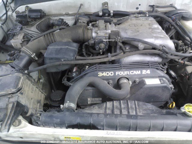 5TEHN72N23Z252147 - 2003 TOYOTA TACOMA DOUBLE CAB 白色 照片 10