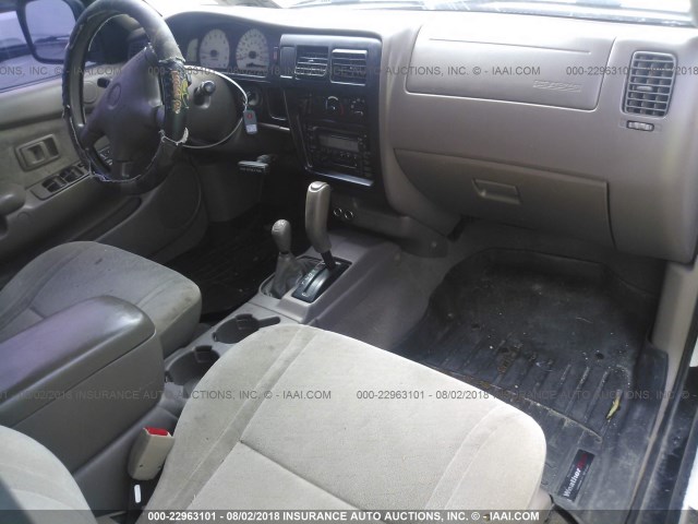 5TEHN72N23Z252147 - 2003 TOYOTA TACOMA DOUBLE CAB 白色 照片 5