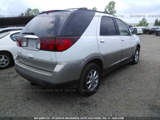 3G5DA03E64S519291 - 2004 BUICK RENDEZVOUS CX/CXL WHITE photo 4