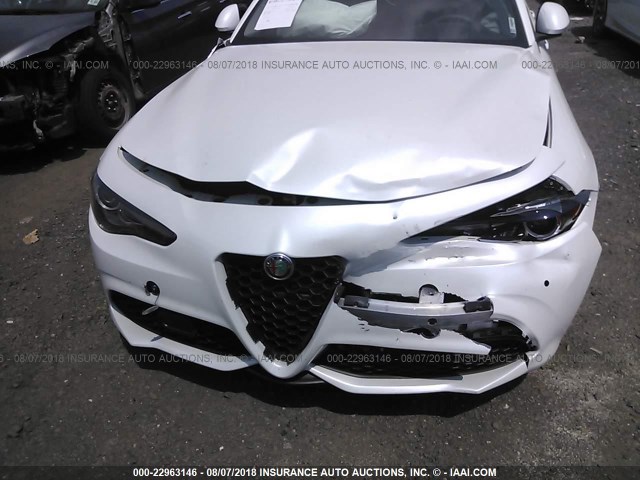 ZARFAEEN2H7559597 - 2017 ALFA ROMEO GIULIA TI Q4 WHITE photo 6