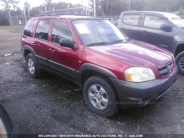 4F2CZ06153KM55485 - 2003 MAZDA TRIBUTE ES RED photo 1