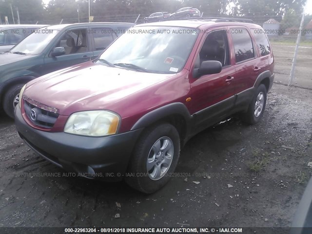 4F2CZ06153KM55485 - 2003 MAZDA TRIBUTE ES RED photo 2