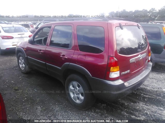 4F2CZ06153KM55485 - 2003 MAZDA TRIBUTE ES RED photo 3