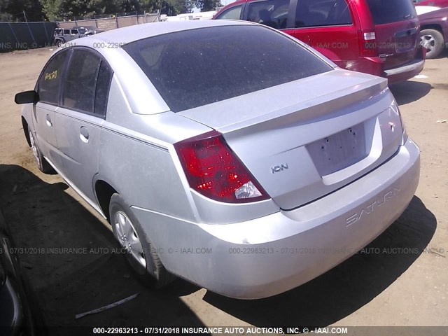 1G8AG52F85Z158548 - 2005 SATURN ION LEVEL 1 SILVER photo 3