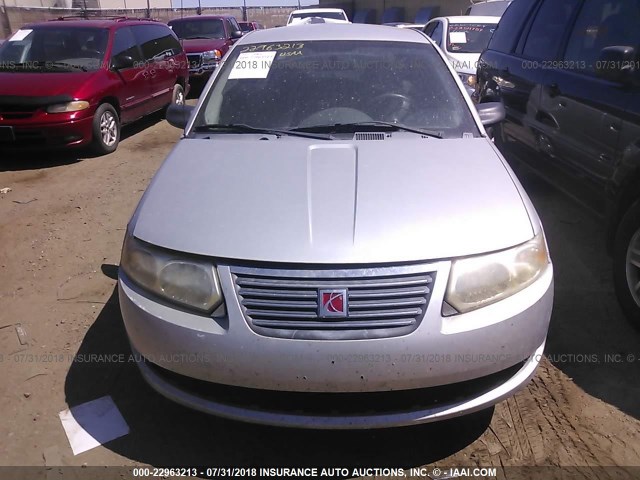 1G8AG52F85Z158548 - 2005 SATURN ION LEVEL 1 SILVER photo 6