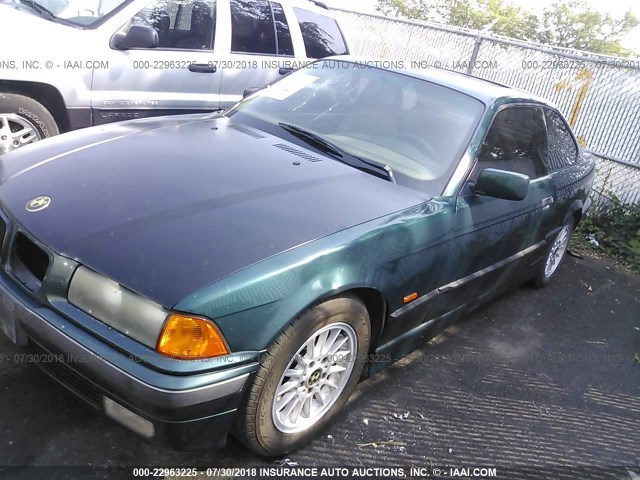 WBABE7329VEY21282 - 1997 BMW 318 IS TEAL photo 2