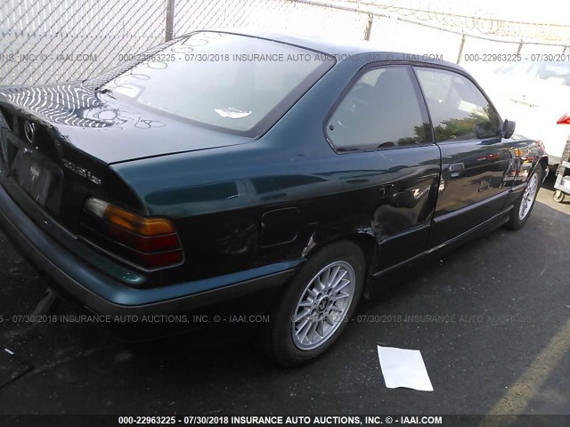 WBABE7329VEY21282 - 1997 BMW 318 IS TEAL photo 4