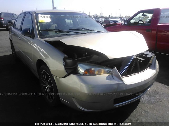 1G1ZS51F56F298819 - 2006 CHEVROLET MALIBU LS ოქროსფერი ფოტო 1