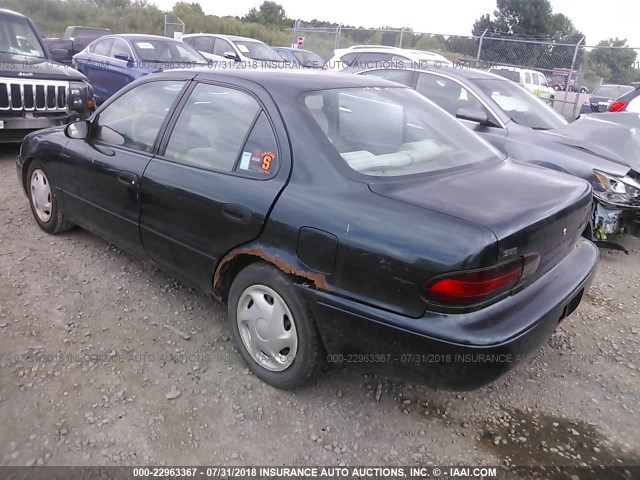 1Y1SK5282VZ420473 - 1997 GEO PRIZM LSI GREEN photo 3