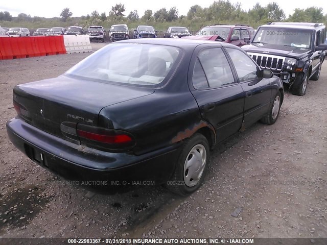 1Y1SK5282VZ420473 - 1997 GEO PRIZM LSI GREEN photo 4