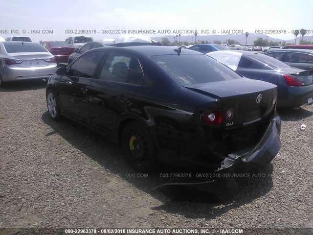 3VWDJ71K78M180493 - 2008 VOLKSWAGEN GLI შავი ფოტო 3