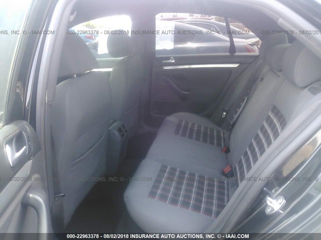 3VWDJ71K78M180493 - 2008 VOLKSWAGEN GLI შავი ფოტო 8