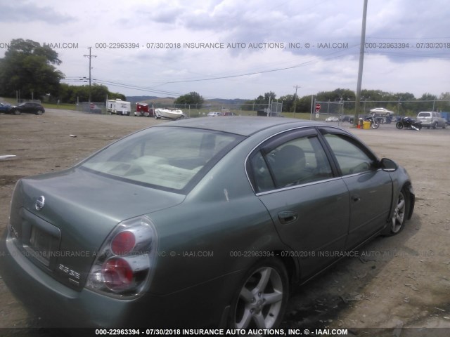 1N4BL11D56C132885 - 2006 NISSAN ALTIMA SE/SL/SE-R GREEN photo 4