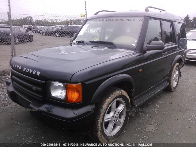 SALTY124XYA269889 - 2000 LAND ROVER DISCOVERY II  BLACK photo 2