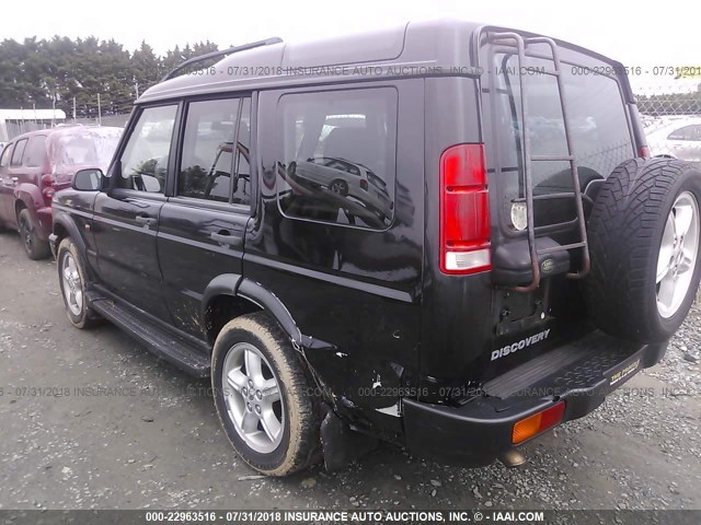 SALTY124XYA269889 - 2000 LAND ROVER DISCOVERY II  შავი ფოტო 3
