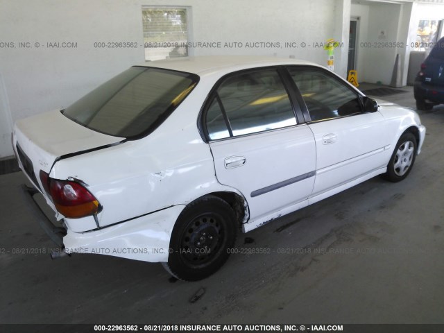 2HGEJ6610YH506846 - 2000 HONDA CIVIC SE WHITE photo 4