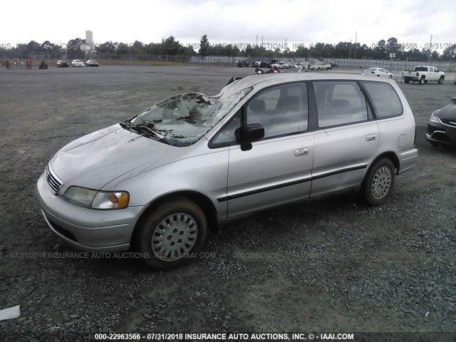 JHMRA1863SC029642 - 1995 HONDA ODYSSEY LX/EX GRAY photo 2