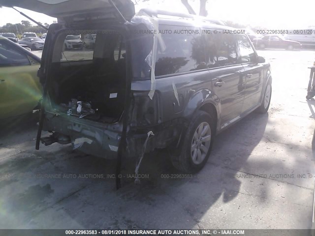 2FMDK51C19BA07760 - 2009 FORD FLEX SE GRAY photo 4