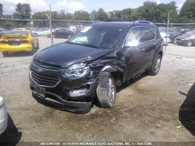 2GNALDEK6H1528016 - 2017 CHEVROLET EQUINOX PREMIER GRAY photo 2