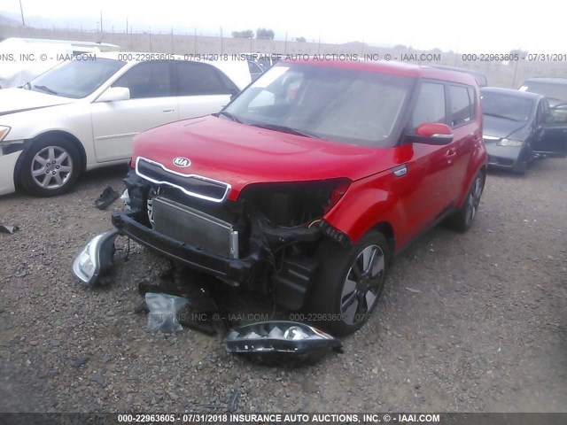 KNDJX3A56E7704729 - 2014 KIA SOUL ! RED photo 2